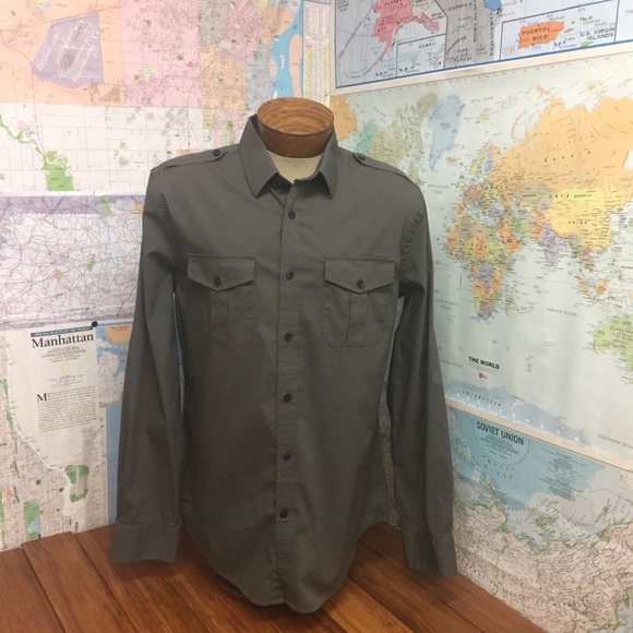 Express Button Down Men’s Shirt - Picture 2 of 6